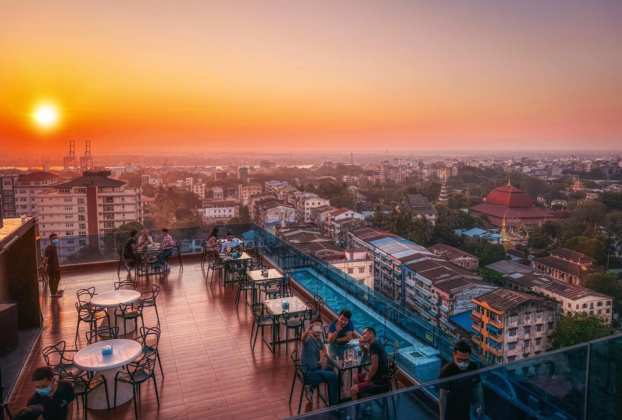 Hotel Sanchaung Rangun Zewnętrze zdjęcie