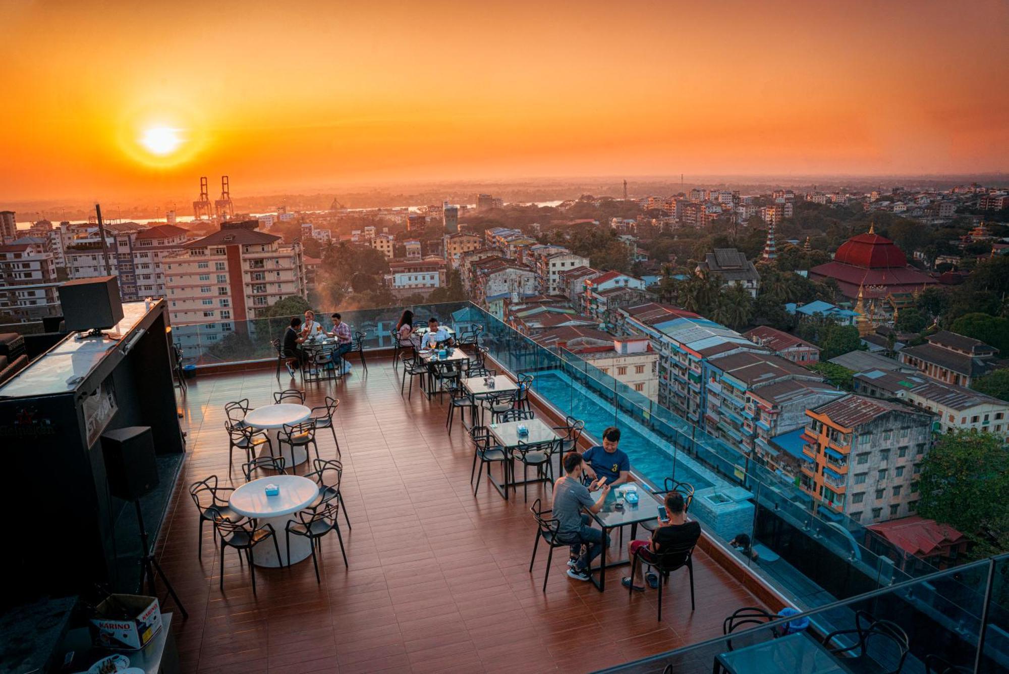 Hotel Sanchaung Rangun Zewnętrze zdjęcie